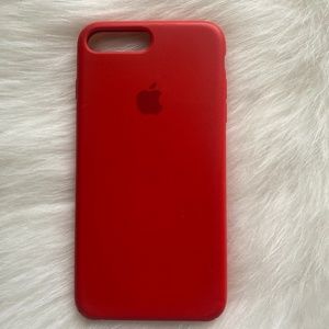 iPhone 8 Plus/7 Plus Silicone Case - (PRODUCT) RED